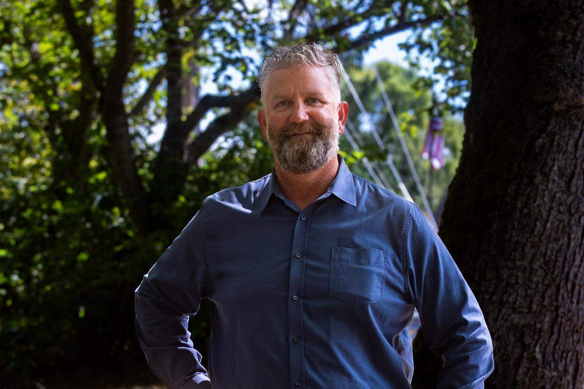 Puyallup City Council District 1 candidate Jeff Bennett. Bennett is running against the incumbent, mayor Jim Kastama.