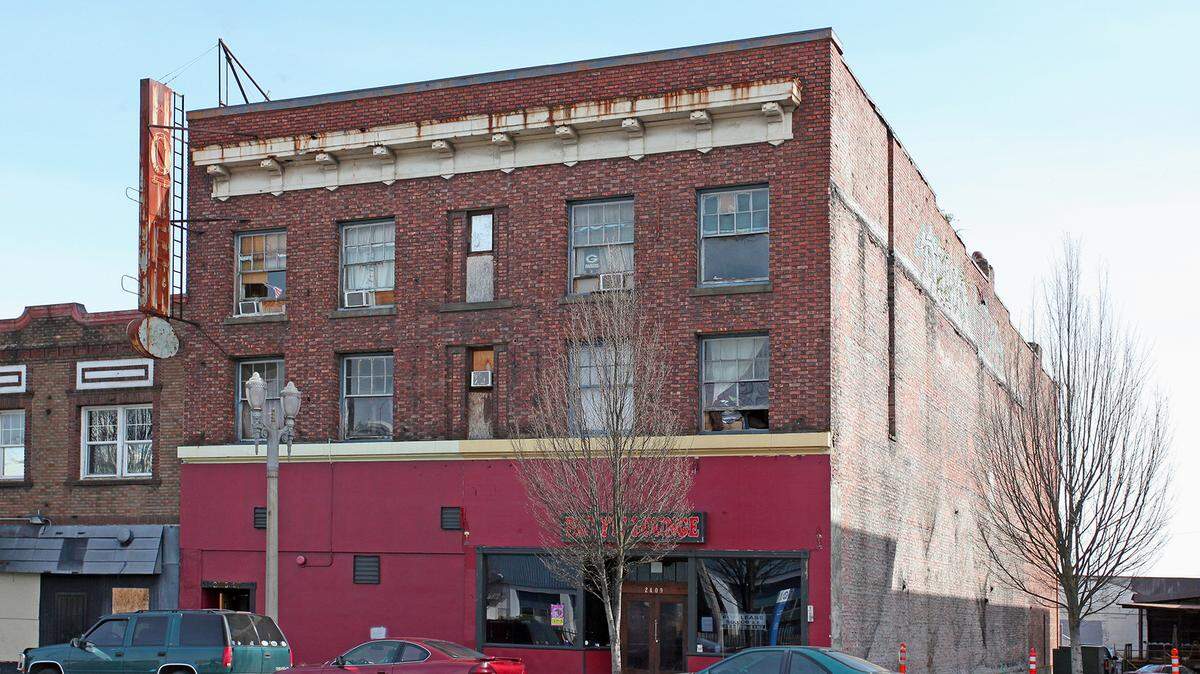 The Merkle Hotel, on Pacific Avenue in Tacoma's Brewery District, could soon be home to several small apartments for students. The building sold for just over $1 million.