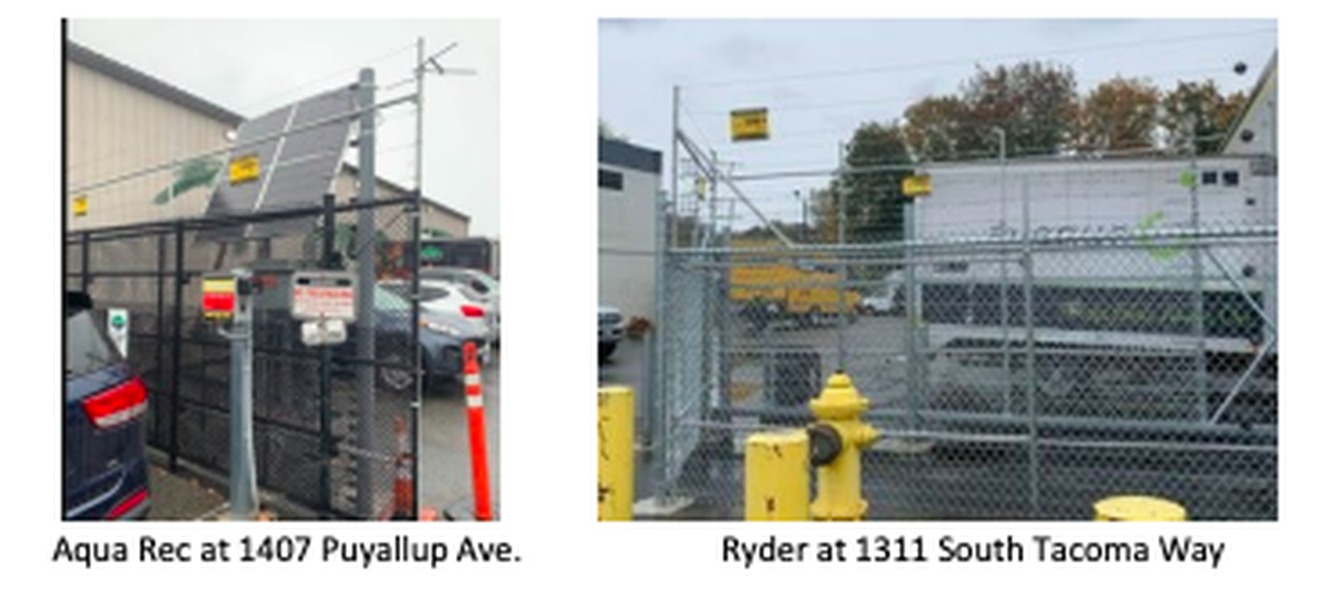 Fence examples included by city staff in a May 3 Planning Commission agenda packet.