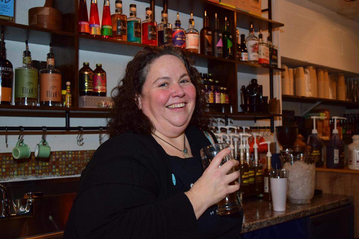 Terri Jessen started her Soulberry Coffee Roasters in 2021 and knew her cafe on Court A would have to be “a destination.” The focus on NA drinks, for retail purchase and on-site consumption, is part of that plan.