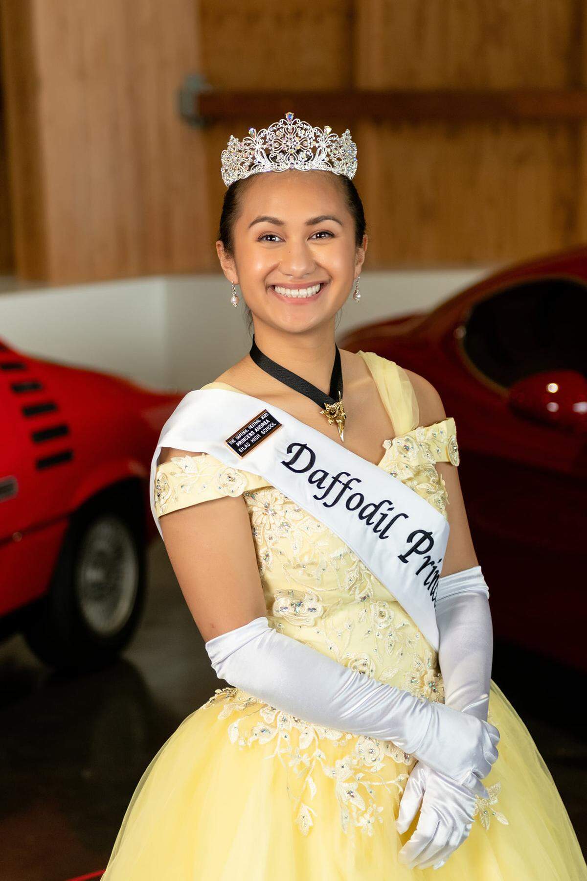 Andrea Galvin from Silas High School is one of the many BIPOC princesses on this year’s Daffodil court.