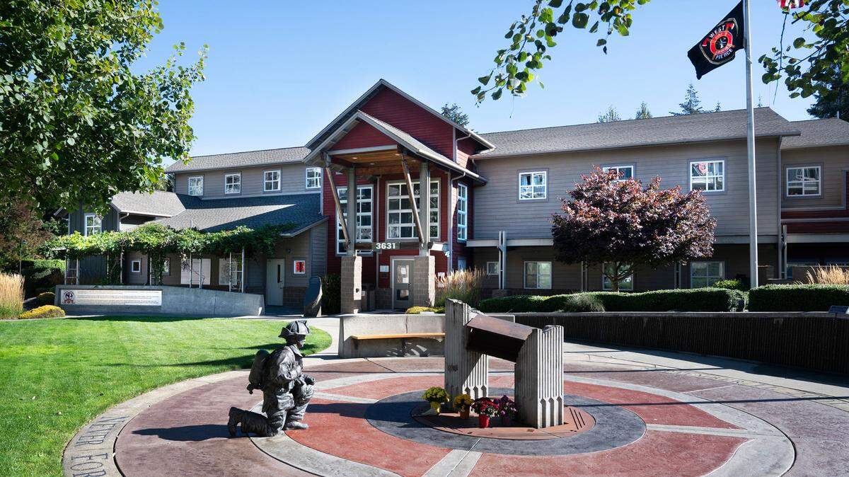 The West Pierce Fire District Station 31 in University Place, Washington, on Tuesday, Oct. 1, 2024.