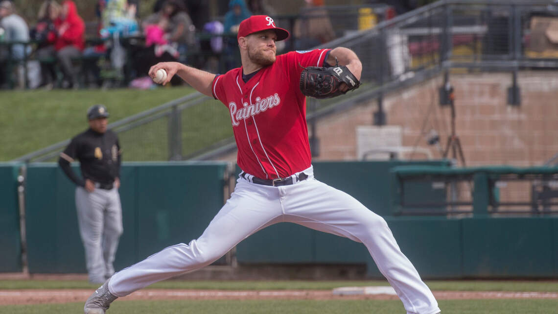 Rainiers notes: Matt Koch tosses immaculate inning in Tacoma’s season-opener