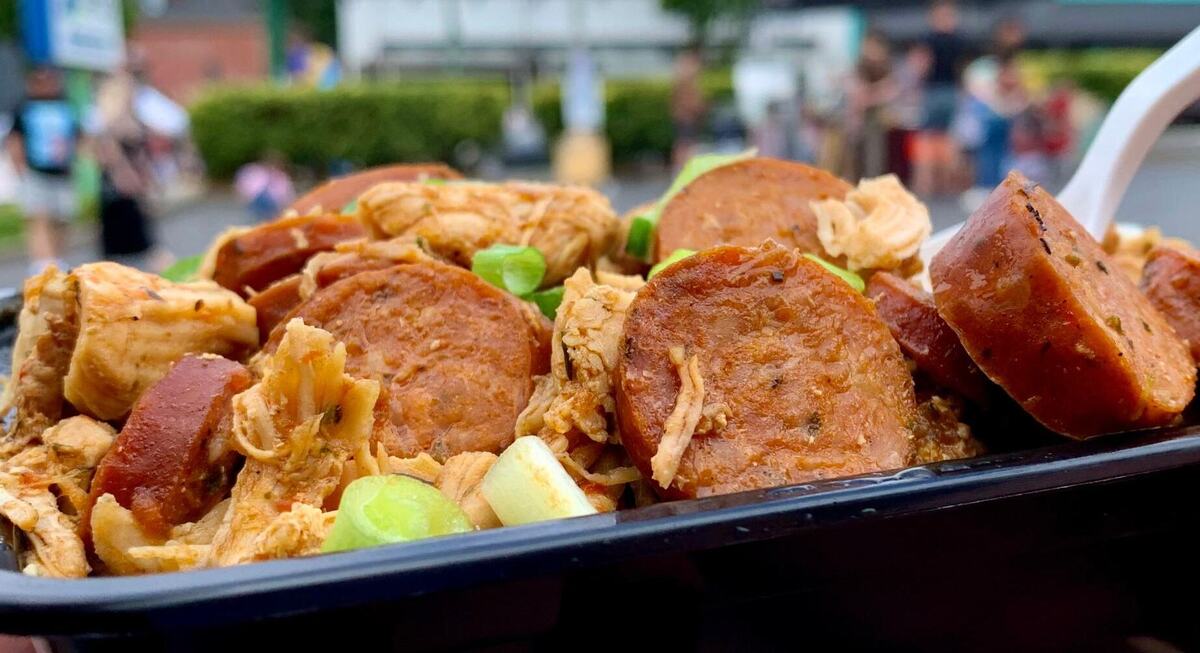Jumpin Jambalaya serves up Cajun and Creole specialties including the namesake dish, packed with Andouille sausage. It’s one of 24 vendors slated for Savor Fest on Sunday, July 14.