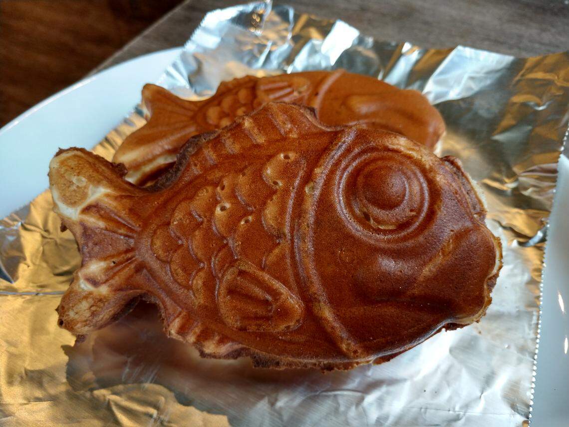 Taiyaki waffles at T-Town Cafe in Lakewood.