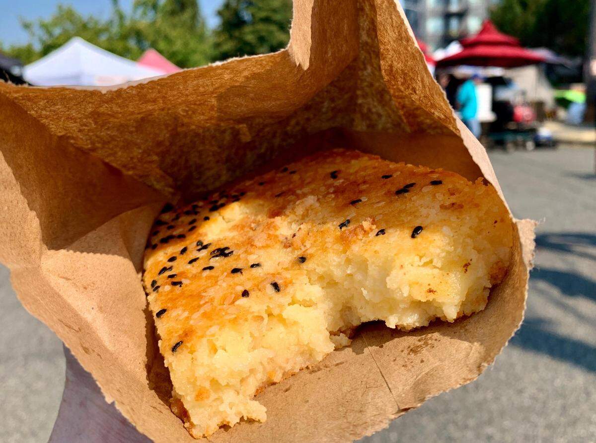 Selva Central Goods, a pop-up bakery specializing in Latin American pastries, sells at farmers markets in Seattle and Tacoma (Proctor). The Salvadoran quesadilla, sweetened with honey and speckled with sesame seeds, is also salty and savory with a texture that melts in your mouth.