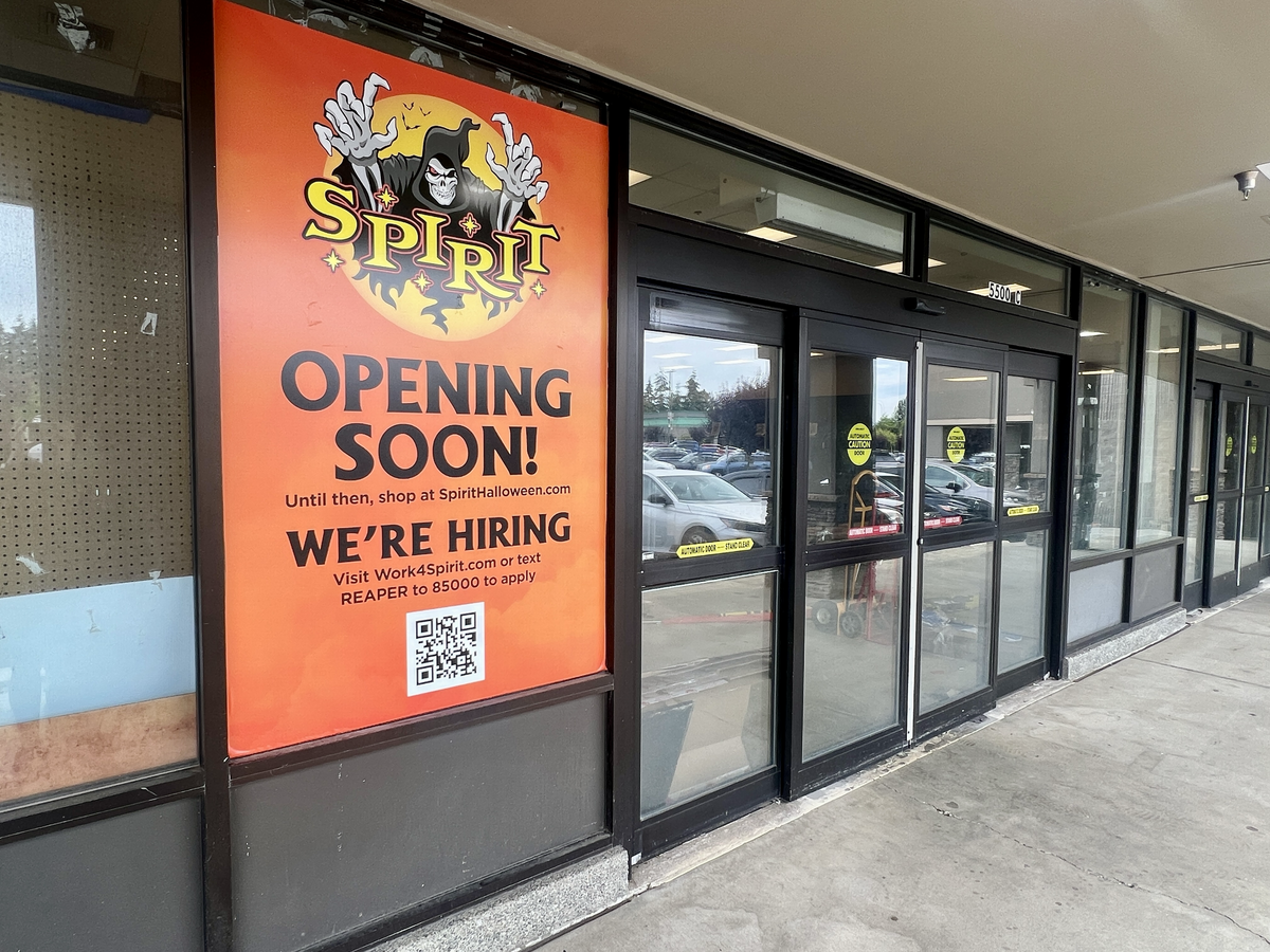 Spirit Halloween plans to open a store at 5500 Olympic Dr. in Gig Harbor, Wash. The Halloween retailer opens seasonal stores at the end of summer leading up to the Halloween season.
