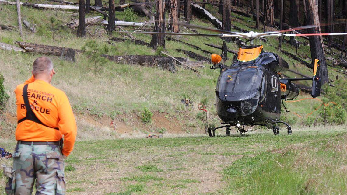 Rescuers found Harry Burleigh, 69, who had spent 17 days in the Umpqua National Forest after becoming lost on a fishing trip, Oregon officials say.