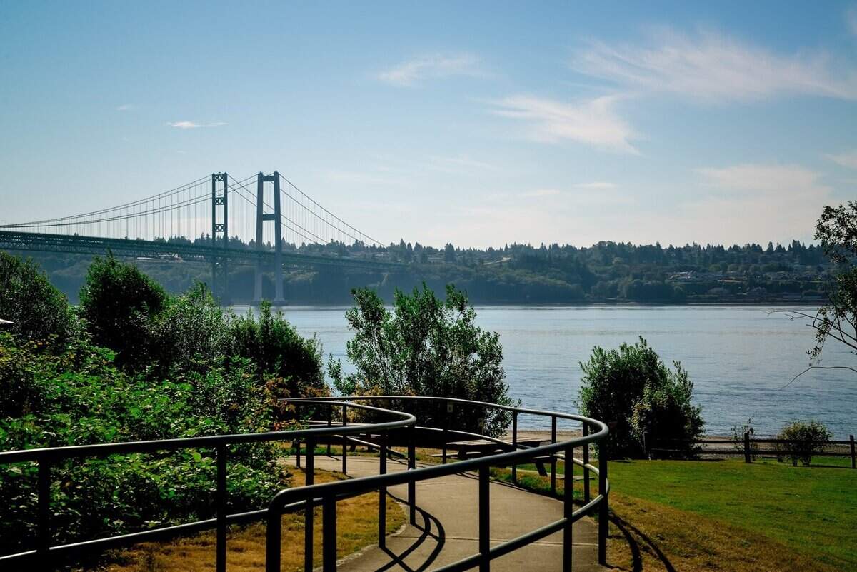 Narrows Park is located at 1502 Lucille Parkway NW near Gig Harbor, Wash.