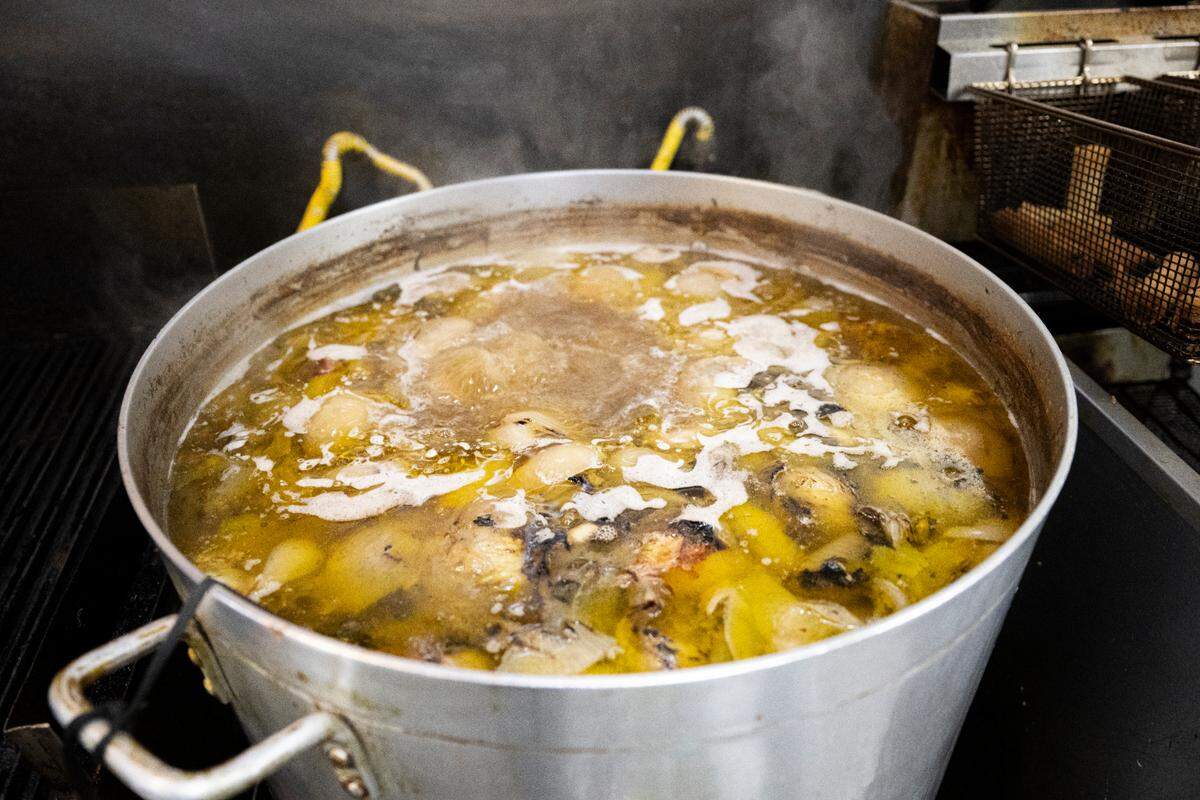 What makes this pho special? “Every day you have fresh broth, fresh meat — you cut it fresh every day — and that makes the difference,” said Nguyen.