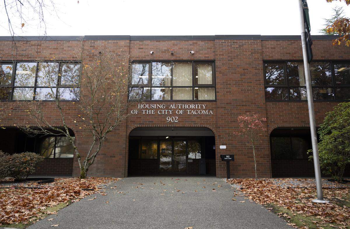 Tacoma Housing Authority, on Tuesday, Oct. 28, 2025, in Tacoma, Wash.