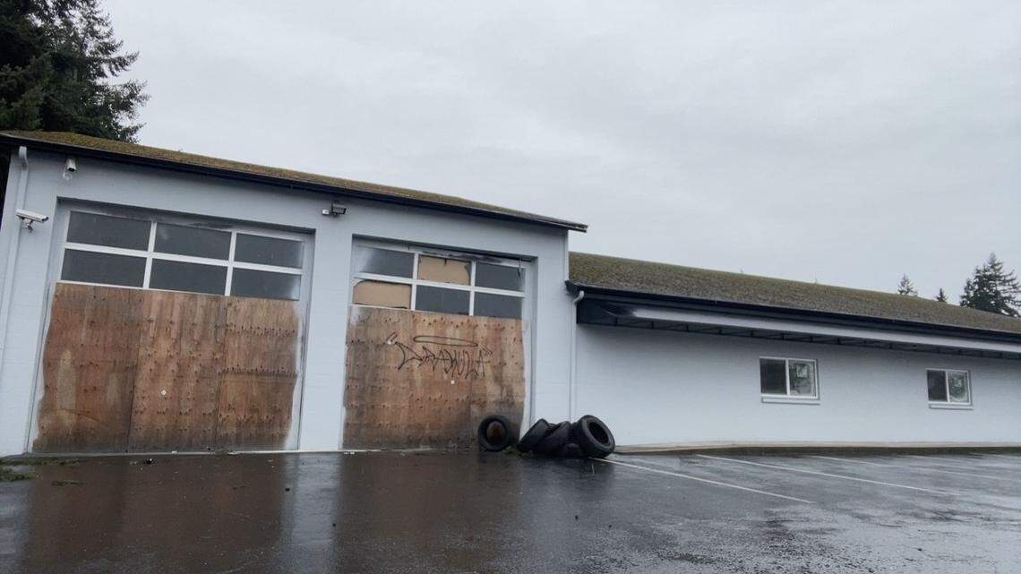 A Lakewood auto shop remained closed Friday, March 6, 2025, nearly a year after an arsonist set a fire in the business March 18, 2025. Pierce County prosecutors have charged two men in the fire and allege they did it to collect insurance money after warranty coverage was denied for a Maserati.