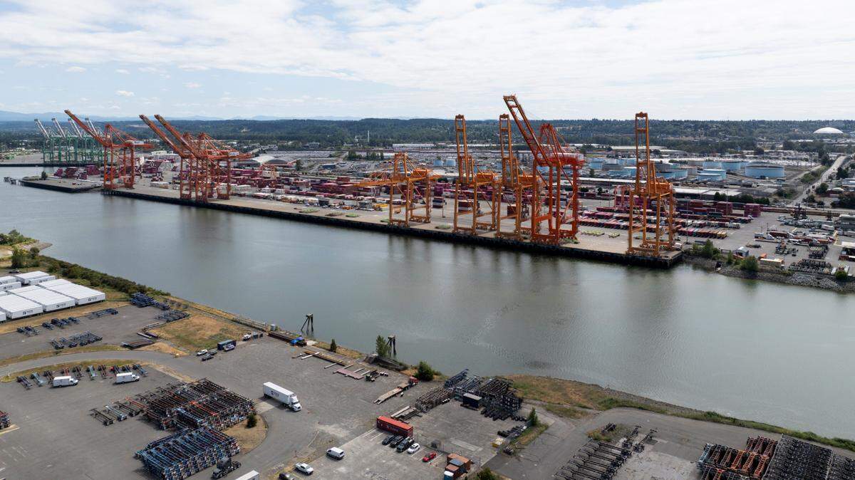 The Port of Tacoma on Tuesday, June 17, 2025, in Tacoma.