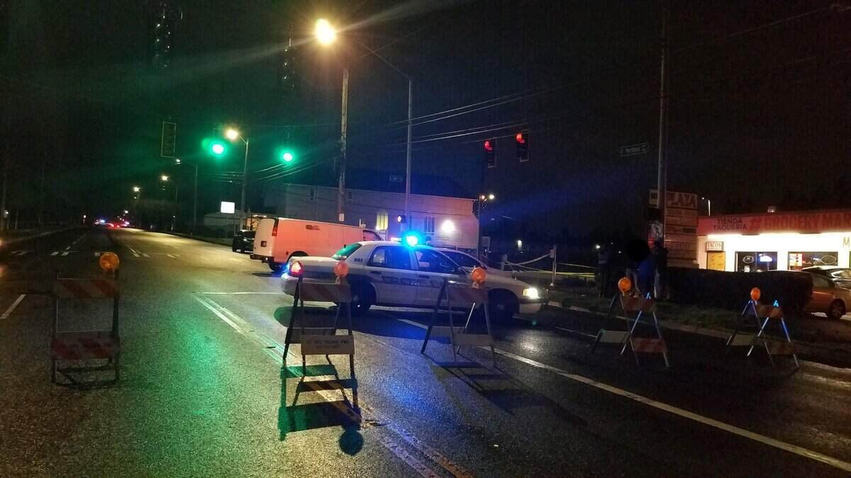 Tacoma Police Department officers responded early Monday morning to a report of a man fatally shot outside a business in the 4300 block of East Portland Avenue.