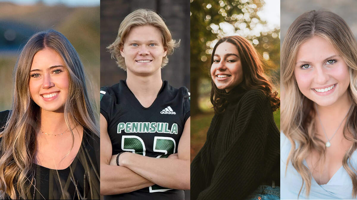 From left, Kailey Bass, Landon Sims, Lauren McLarnon and Maddie Shaw