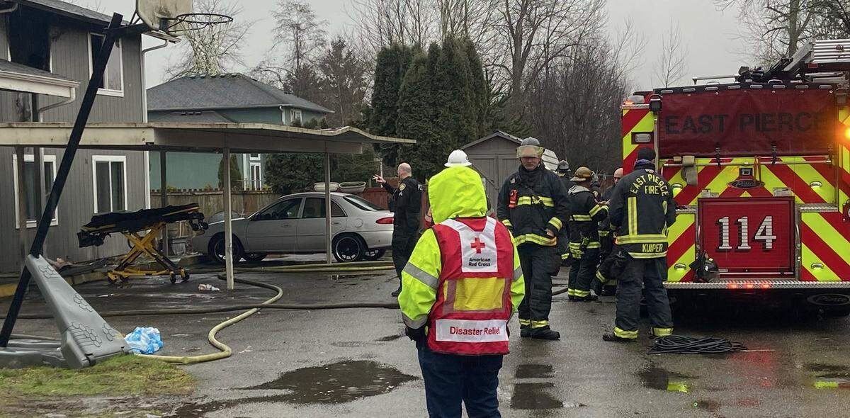 A person died in a fire that broke out Saturday morning at an apartment building in Sumner, according to East Pierce Fire & Rescue. Fire officials said the fire started in the victim’s unit.