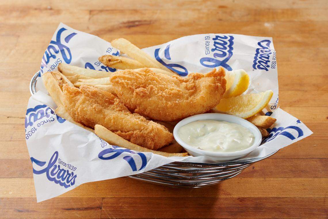 An order of fish and chips from Seattle-based seafood chain Ivar’s, which operates 18 seafood bars and fish bars, three full-service restaurants and four stadium concession locations throughout the Puget Sound area.