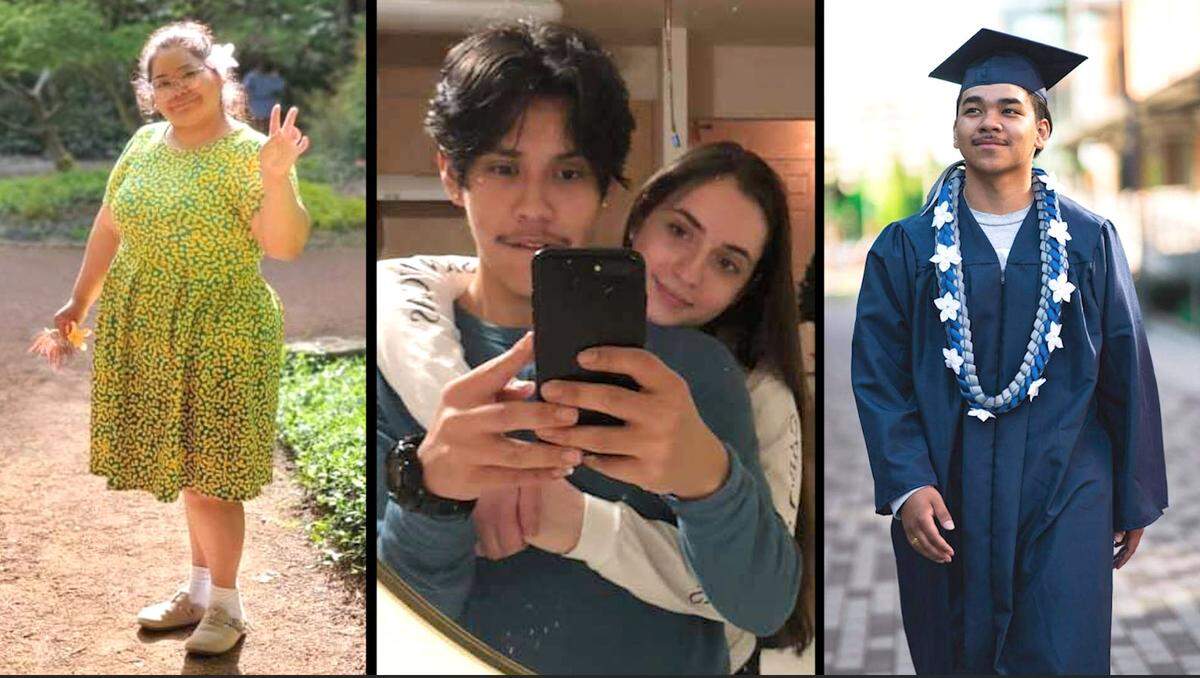 Maria Nunez, left, Raymond Williams and Natasha Brincefield and Emery Iese were murdered in a mass shooting Thursday, Oct. 21 in Tacoma.