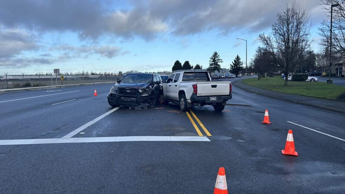 Driver collides with State Patrol vehicle in Pierce County | Tacoma ...