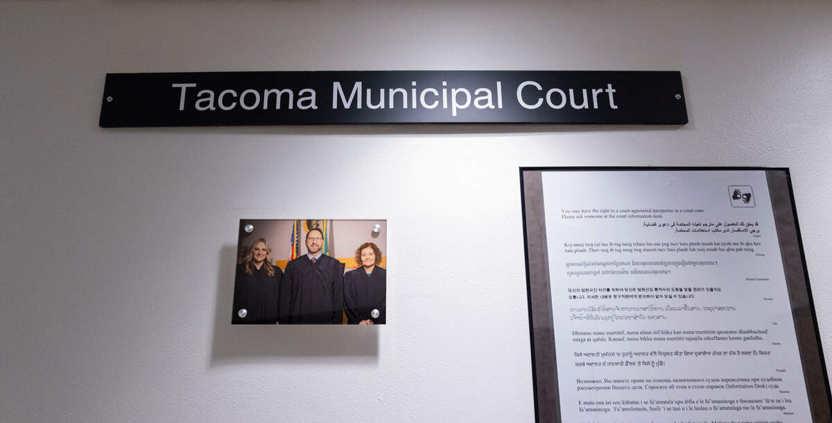 Tacoma’s new therapeutic courts take a holistic approach to tackling recidivism in Tacoma Municipal Court at the County-City Building. Photographed on Monday, April 22, 2024, in Tacoma.