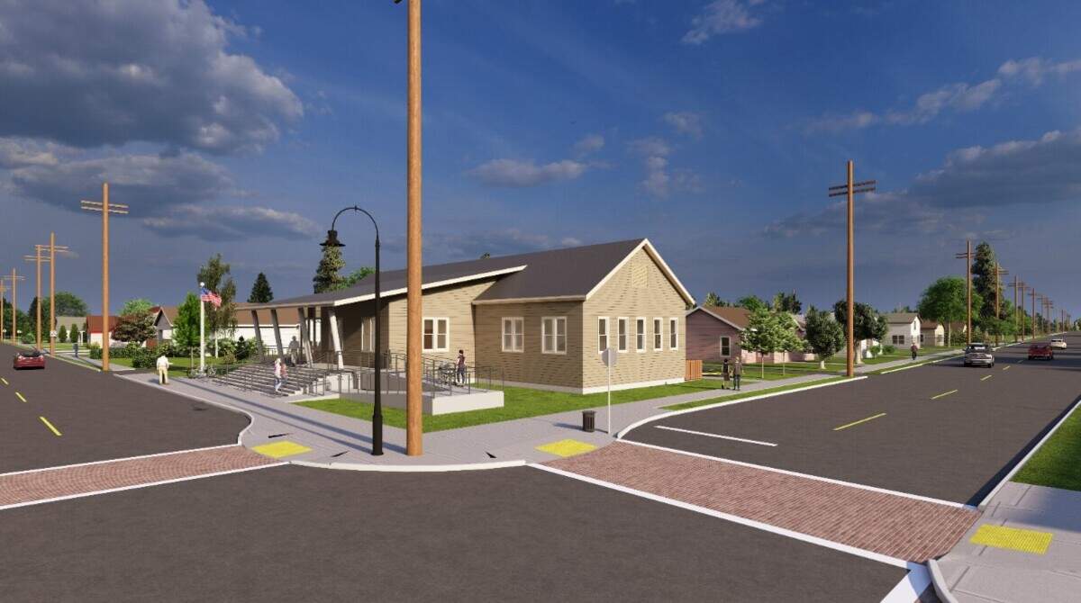 Plans to expand Buckley City Hall at 933 Main St. are in the works. The goal is to double the space from 1,907 square feet to 3,826 square feet. This rendering is one of the options the City Council is considering.