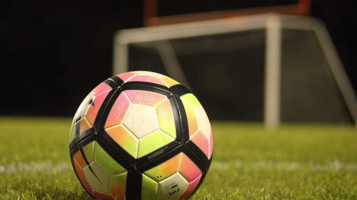 STOCK | A soccer ball is pictured with a goal during a high school boys soccer game between Bartram Trail and Mandarin in Jacksonville, Florida, on November 21, 2023. [Clayton Freeman/Florida Times-Union]