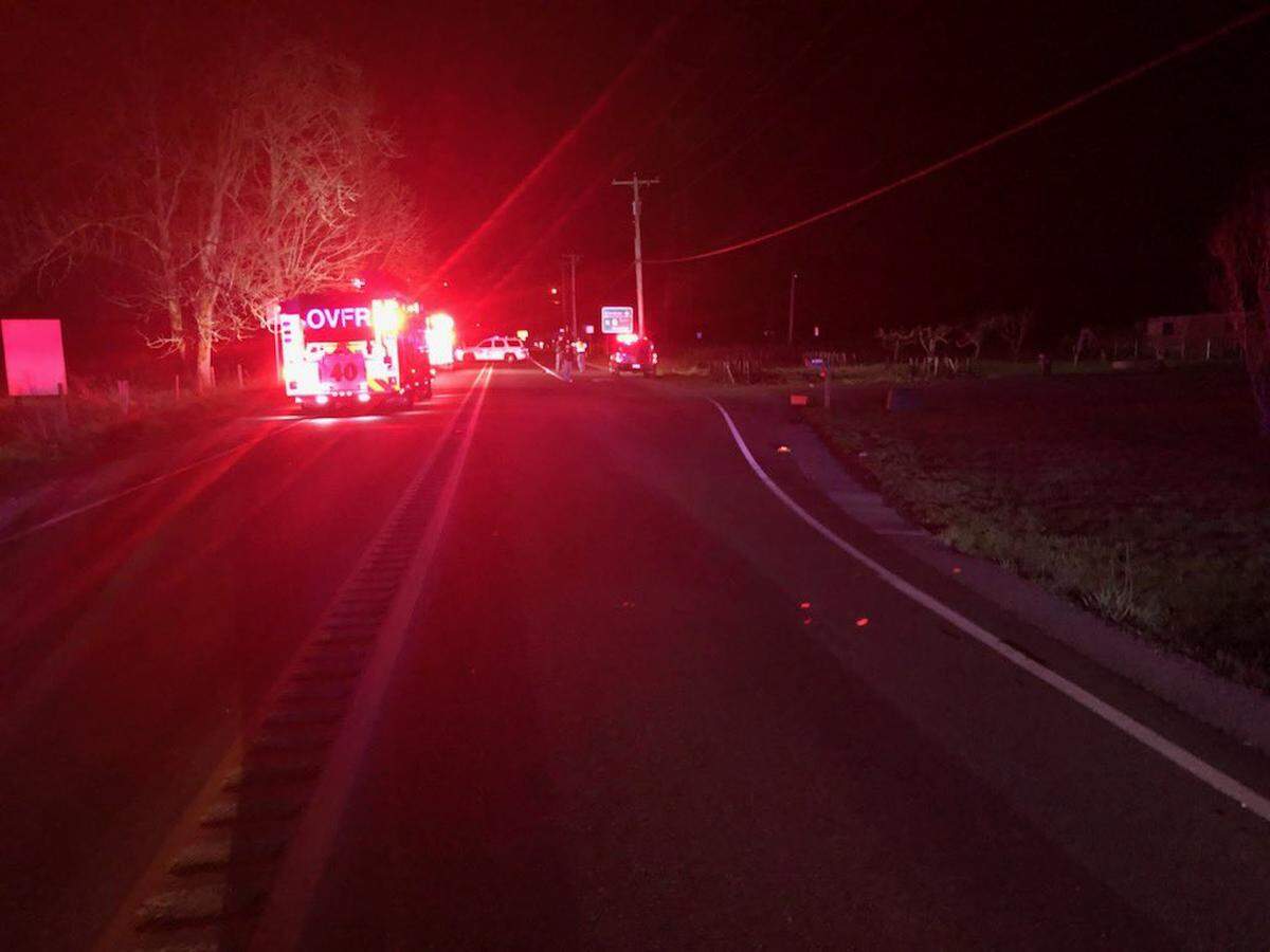 A man was killed in a hit-and-run Wednesday night in Orting on state Route 162, Washington State Patrol troopers said. The driver who caused the crash was found and arrested.