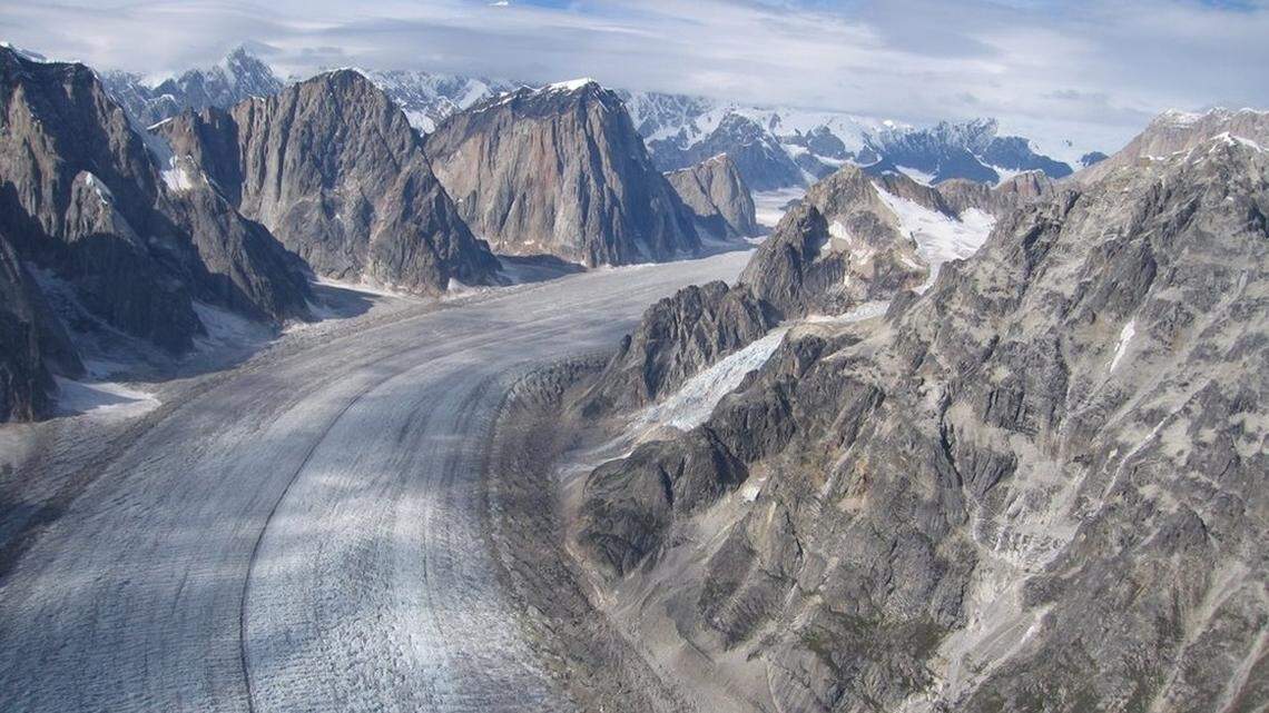 Two climbers became stranded on Ruth Glacier in Denali National Park and Preserve on May 21 after their ropes got damaged and they lost gear, park officials said.