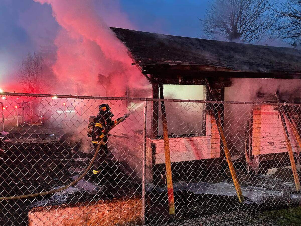 One person is dead from a house fire in Parkland on Tuesday evening.