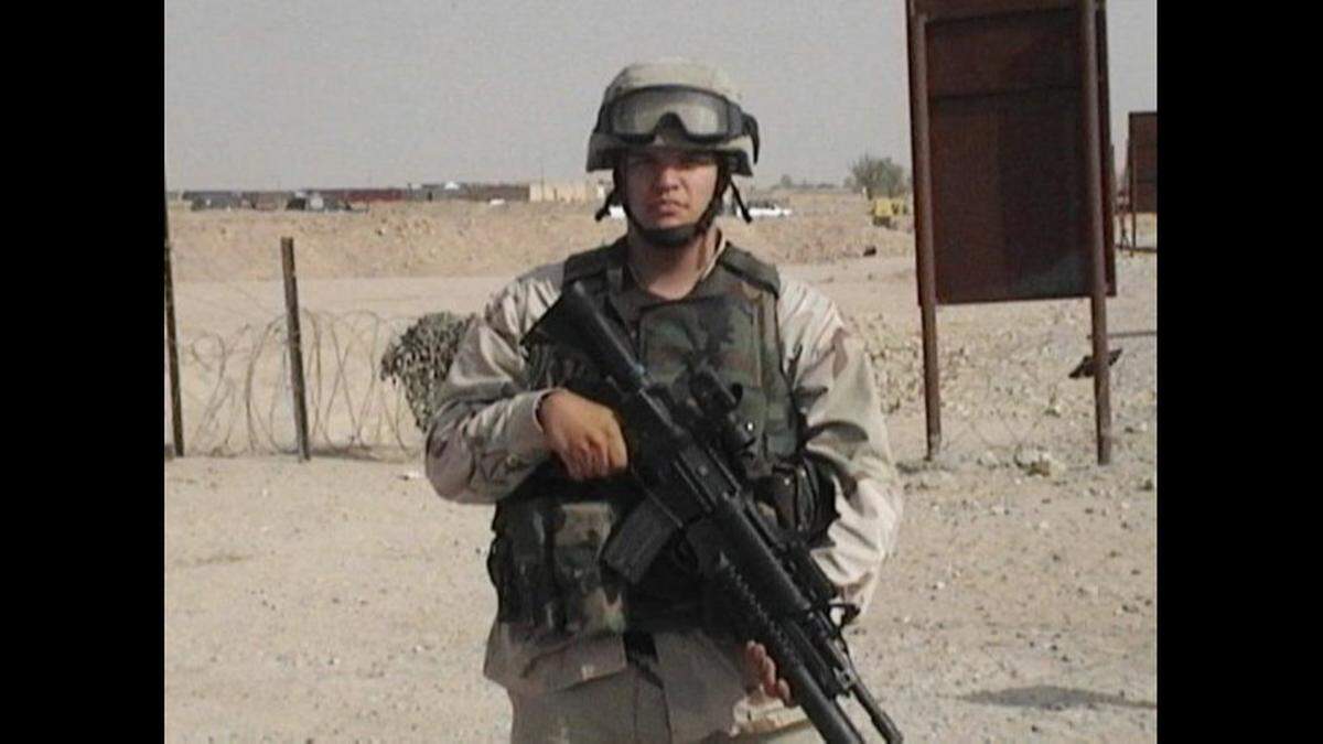 Washington State University student Greg Urquhart, who is Eastern Band Cherokee, serves in the U.S. Army Iraq in 2000. He served two tours in Iraq as an M1 armor crew member and a cavalry scout.