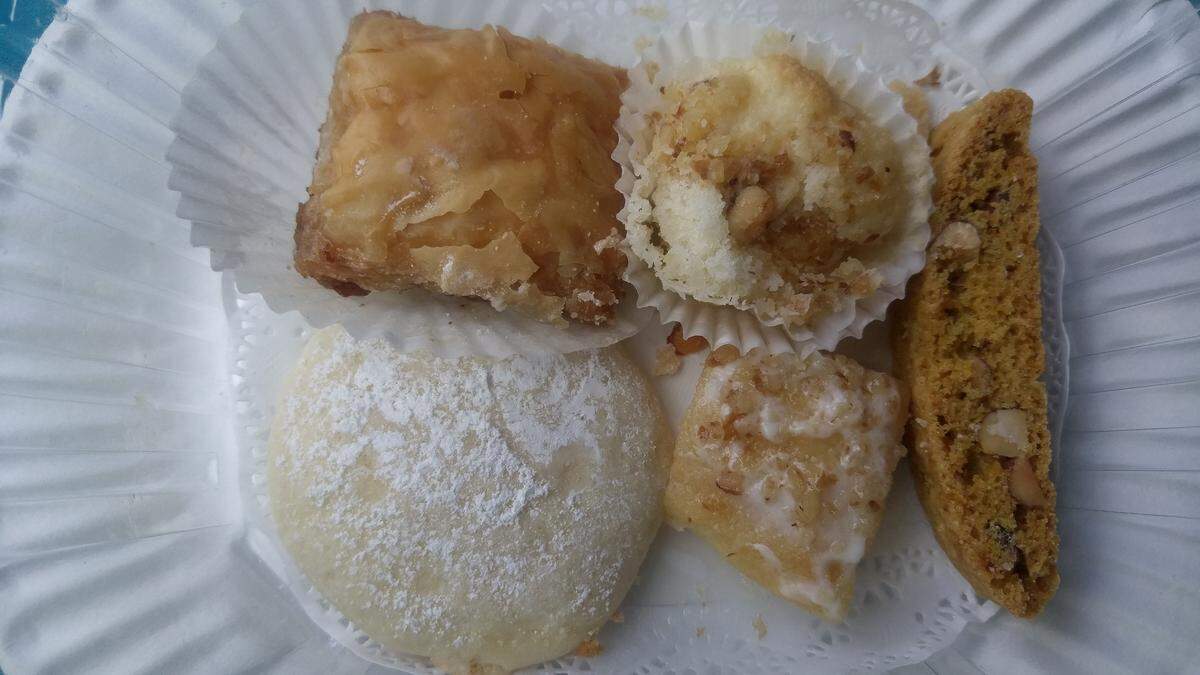 Croatian pastry boxes will be sold at this year’s Konoba. This is an assortment from the 2017 Konoba.