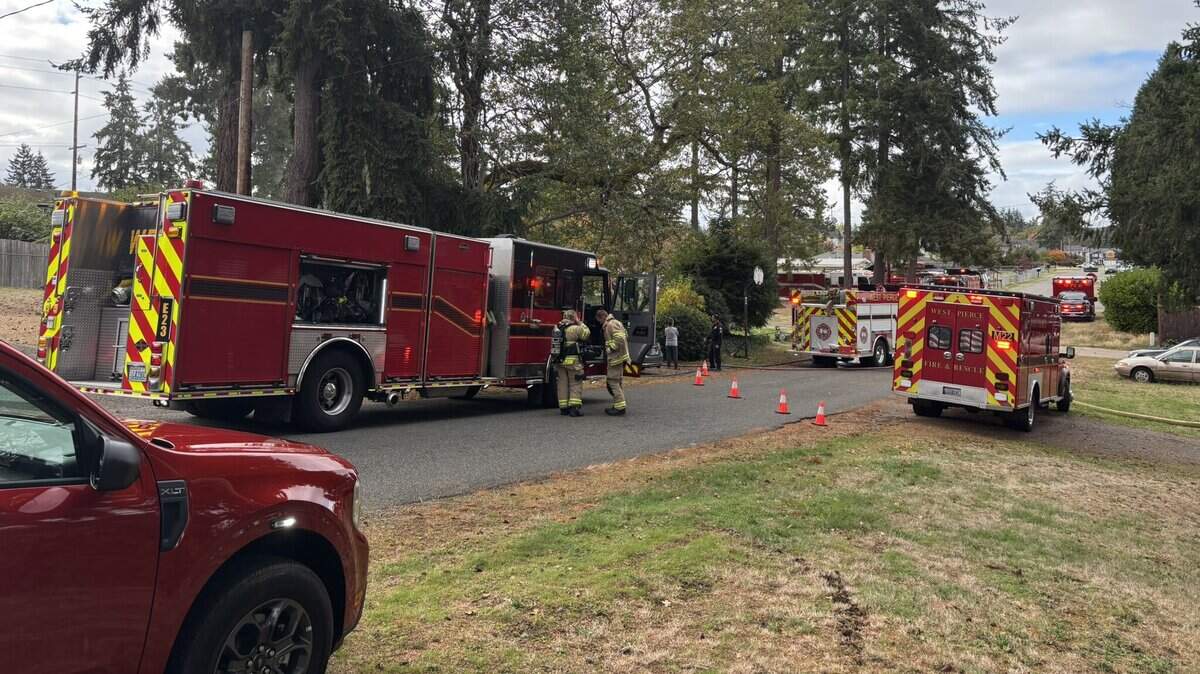 A fire inside a home in Lakewood was on fire on Oct. 20, 2025.