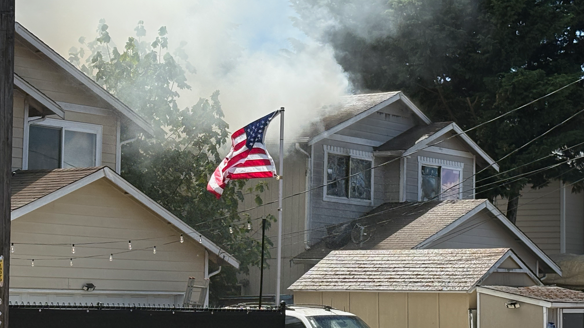Crews put out a structure fire in the 2100 block of South 25th Street in Tacoma, Wash. on June 16, 2026. 
