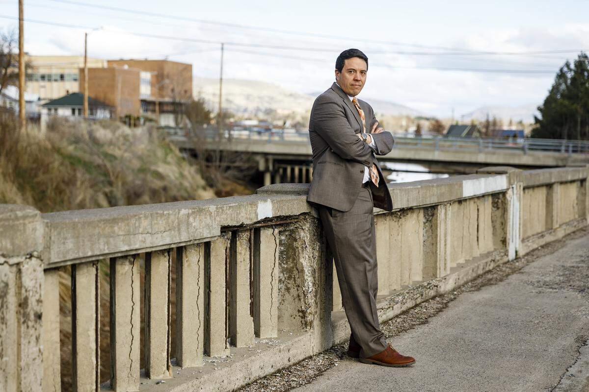 Nathan Cherpeski, the manager of Klamath Falls, a city of about 21,000 in south-central Oregon, March 22, 2018. Oregon is facing a severe, self-inflicted crisis as mounting pension obligations crowd out the rest of its budgets. “You get to the point where you can no longer do more with less — you just have to do less with less,” he said.