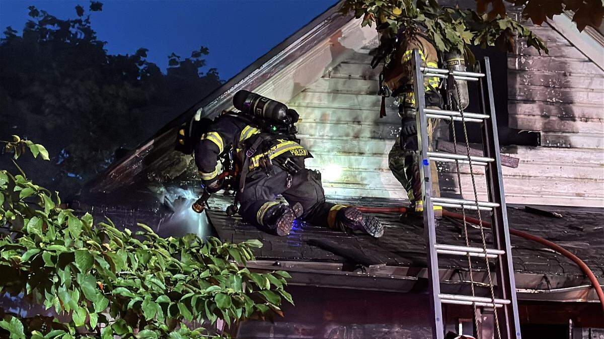 Tacoma firefighters responded Friday to a house fire in the 1900 block of South Yakima Avenue.
