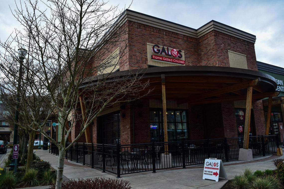 Galos Flame Grilled Chicken serves piri piri chicken, sandwiches, rice bowls and family-style meals at 3556 Market Place West in University Place, Washington.