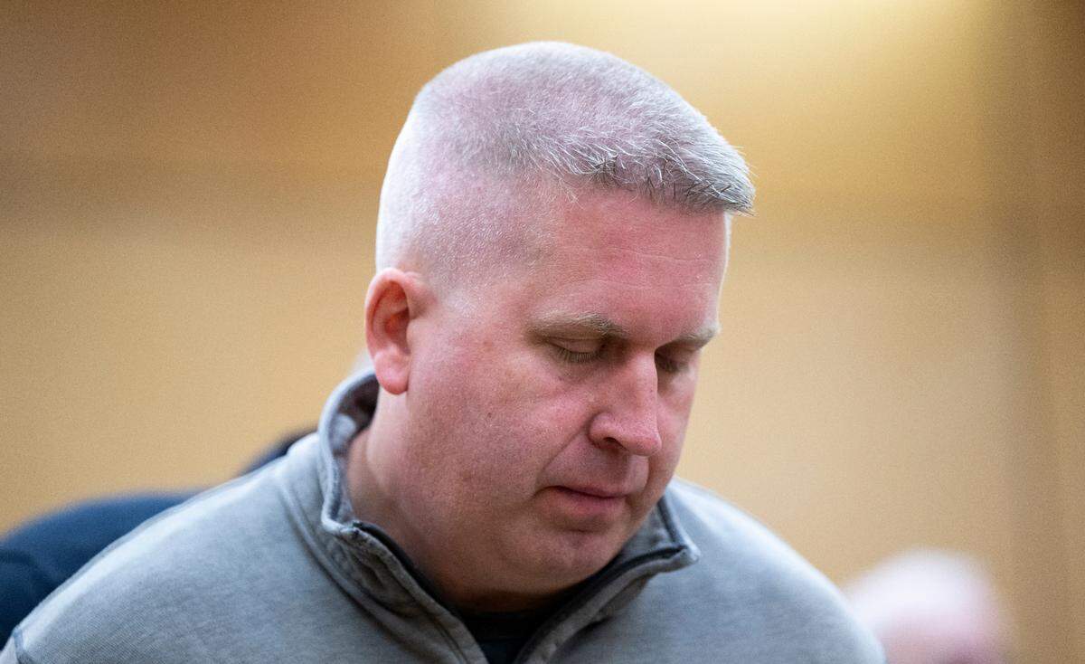 Jeffrey Scott Kunz, 47, a MultiCare cardiologist, pleads guilty in an attempted child rape case after he was ensnared in a State Patrol undercover sting where a detective posed as a 13-year-old girl on a website advertising for prostitution. Photographed at Pierce County Superior Court, on Wednesday, Sept. 11, 2024, in Tacoma.