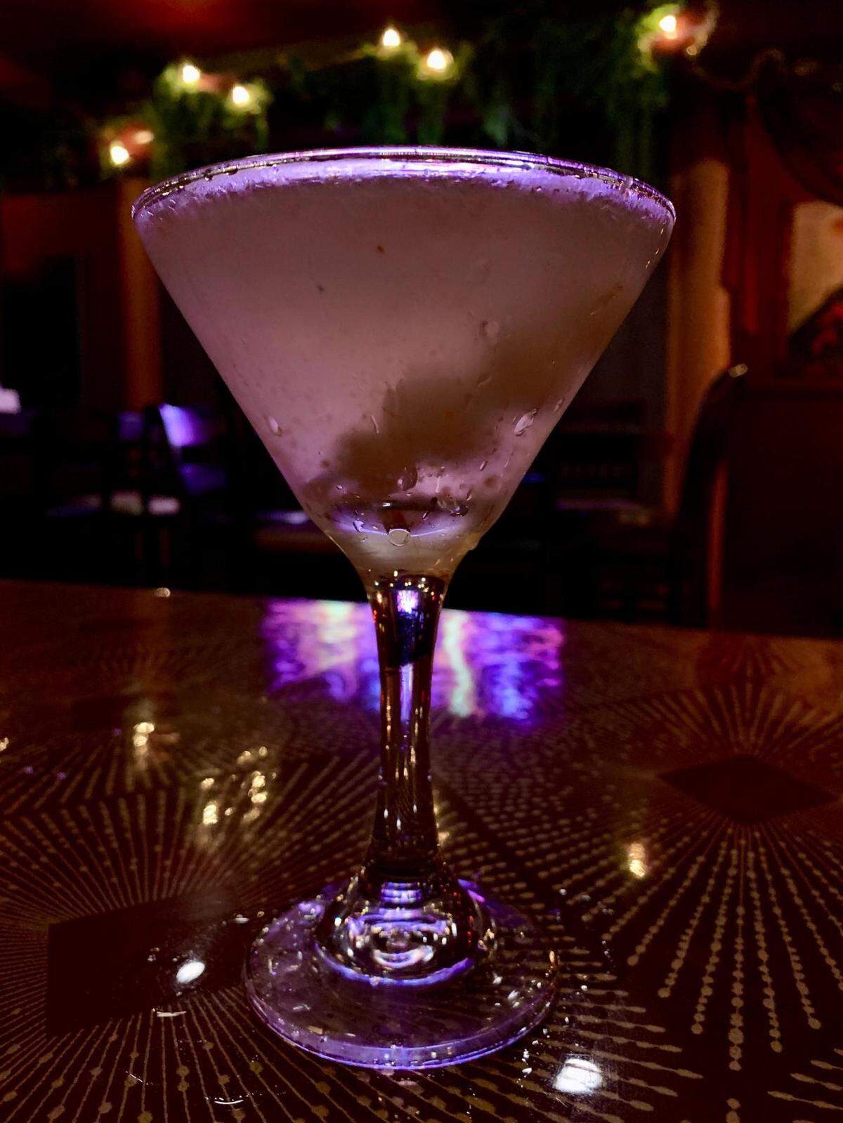 The aptly named Filthy Martini at Vibe Dive Lounge arrives with not one or two but four cocktail onions.