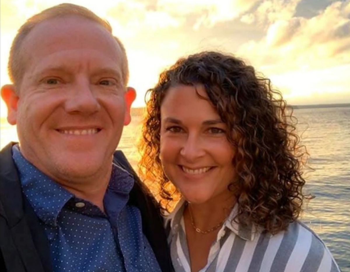 Scott Christensen and Holly Christensen are pictured in an image uploaded to Holly’s Facebook profile Oct. 23, 2021, according to a criminal complaint filed in U.S. District Court for the District of Columbia.