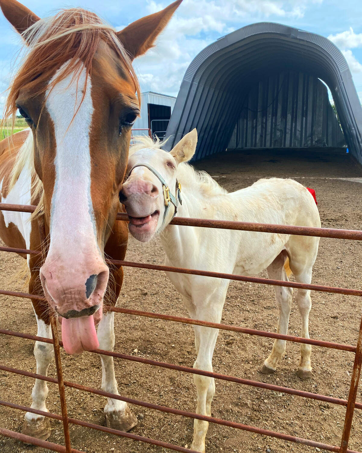 Butter with his mother, Molly.