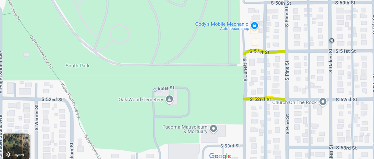 A street restoration project will be closing South 51st and South 52nd Streets between South Junett Street and South Pine Street Jan. 13 through Jan. 15, 2025, according to the City of Tacoma.