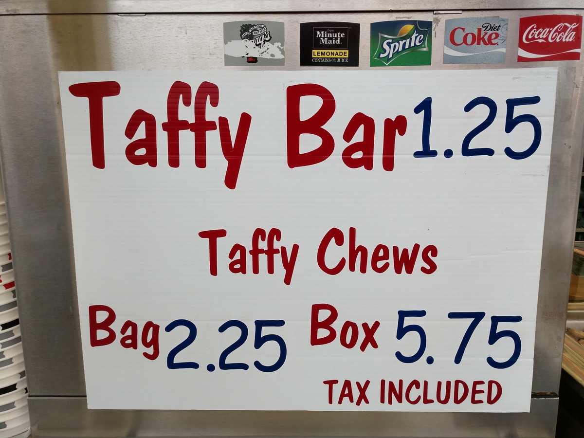Find the Fair Time Taffy stands at a few locations around the fairgrounds.