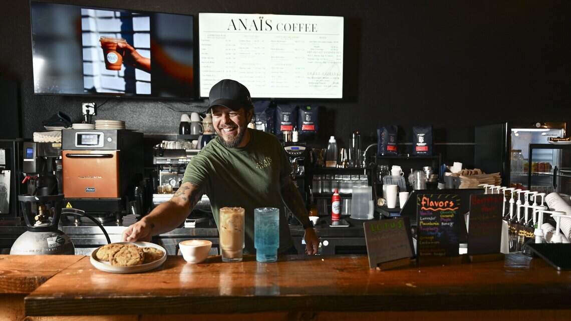 Enjoy a great chocolate chip cookie, kids area at new South Tacoma coffee shop