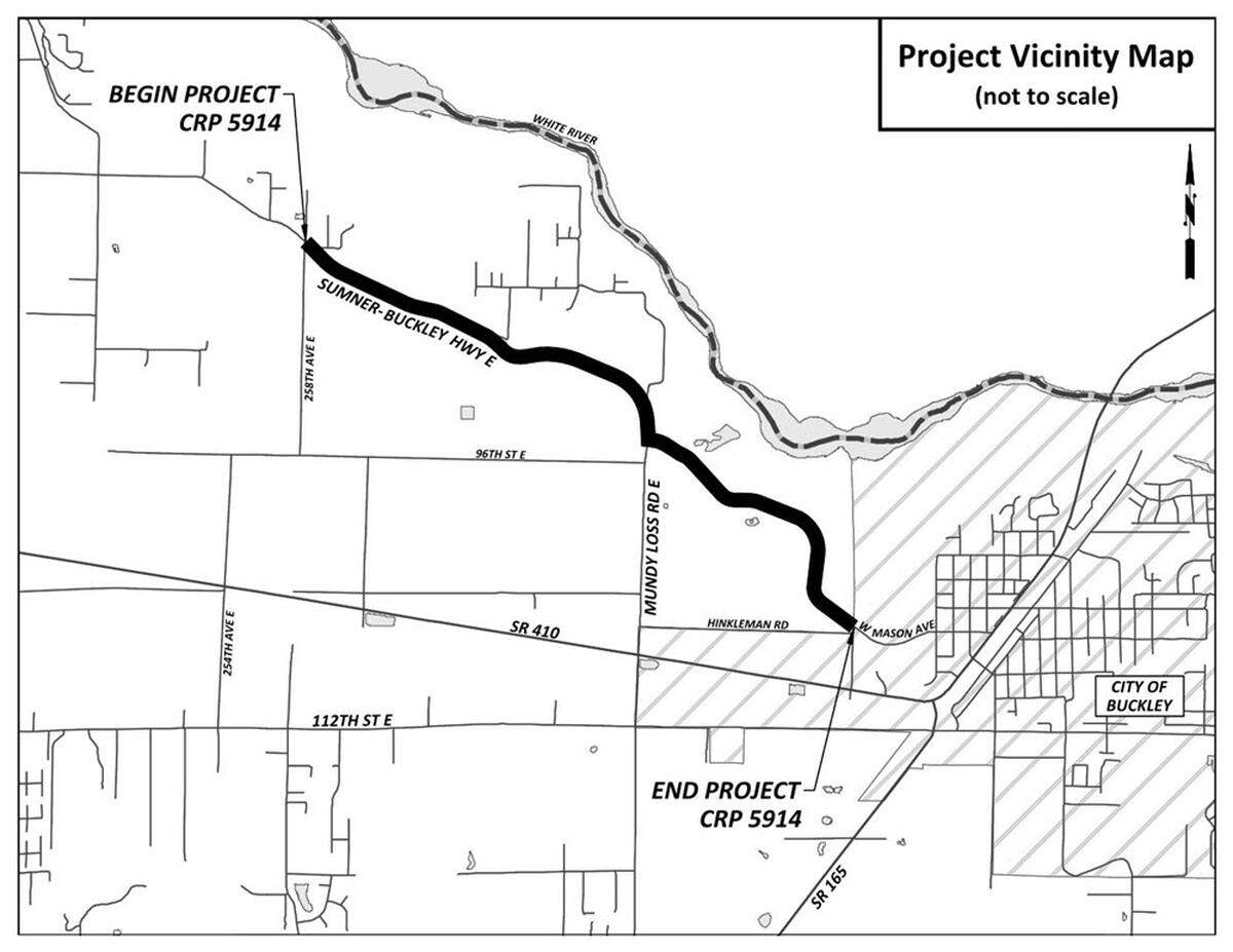 Work to resurface a portion of Sumner-Buckley Highway East is expected to begin on April 4. The portion that will be impacted starts from 258th Avenue E. to West Mason Avenue.
