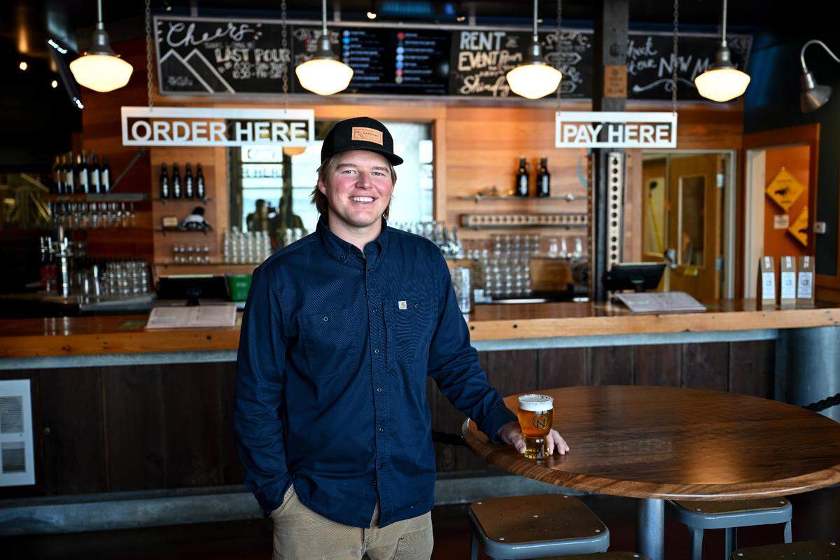 Parker Rush, owner and head brewer, bought Narrows Brewing in November 2020. The waterfront brewery just celebrated its 10th anniversary.