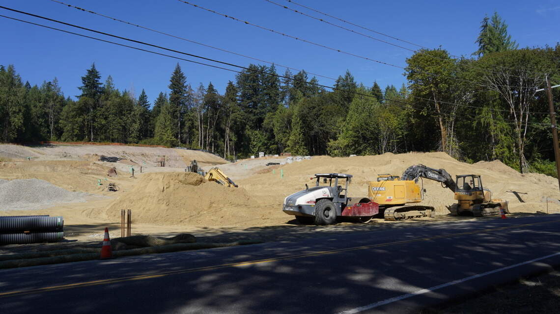 Major Gig Harbor road to close south of roundabout near private development