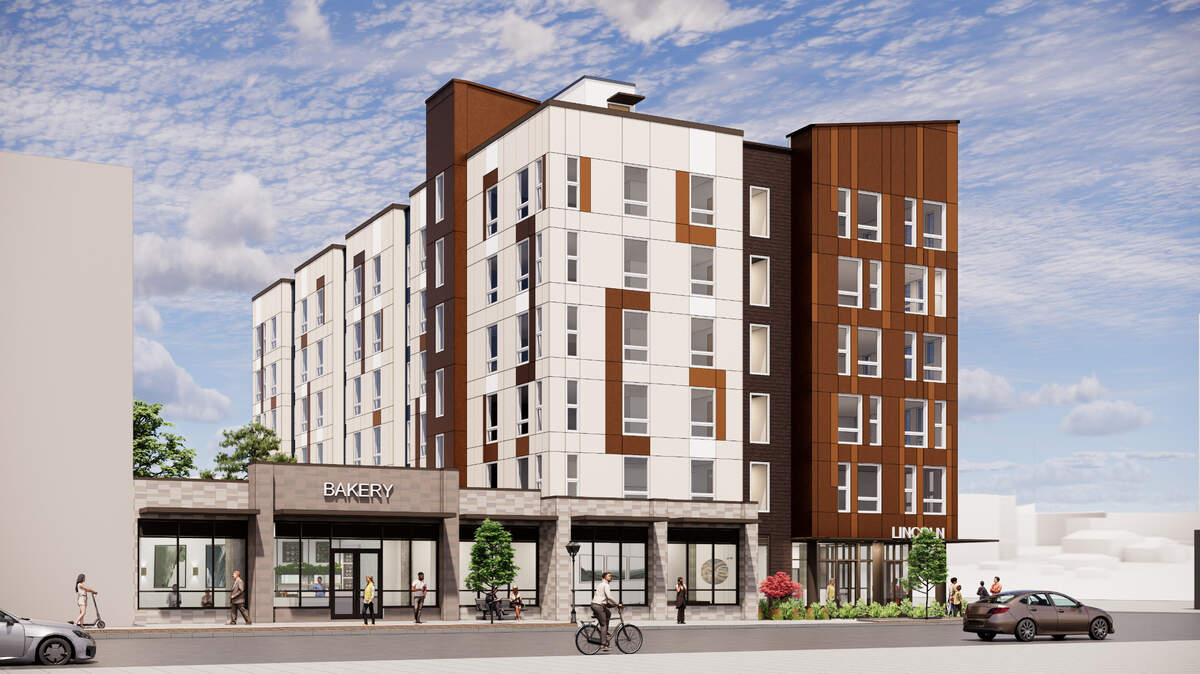 The Lincoln District Senior Housing project will have 78 affordable studio and one-bedroom apartments.