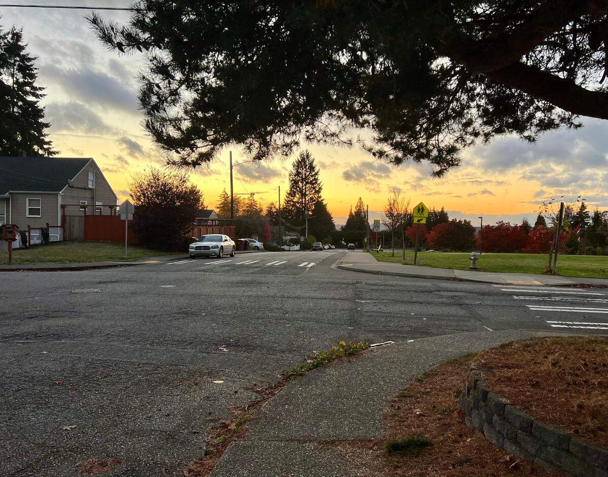 Certain Tacoma neighborhoods feature uncontrolled intersections, like this one in the West End.