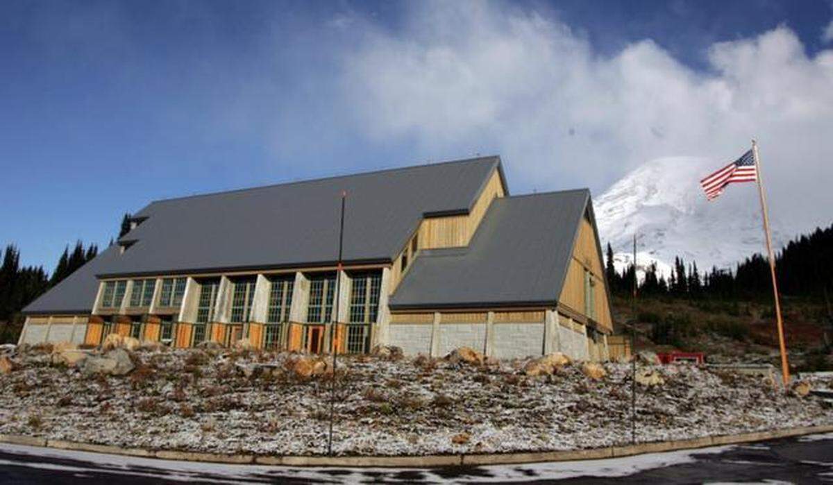 The Henry M. Jackson Memorial Visitor Center at Mount Rainier National Park.