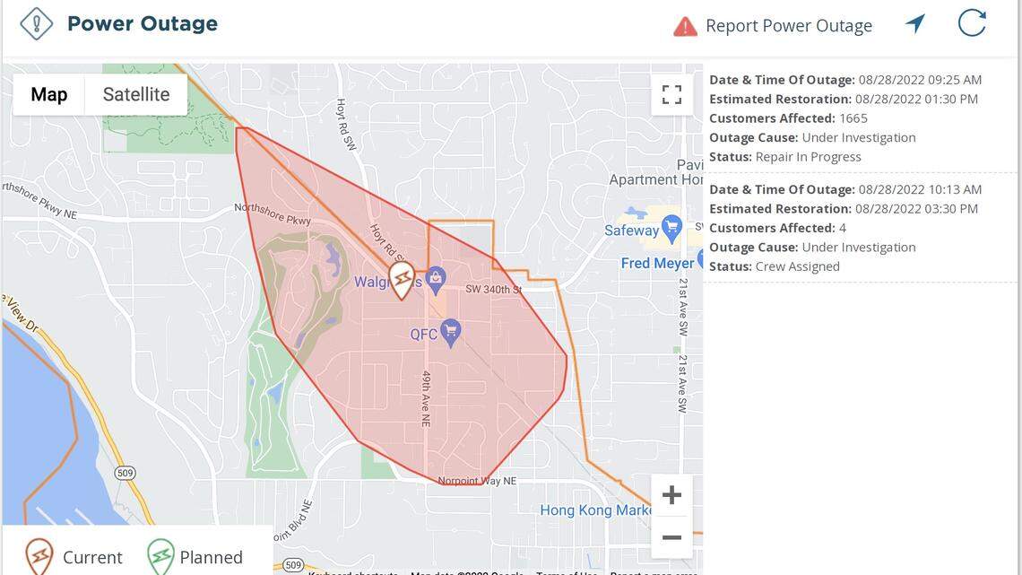 NE Tacoma power outage: Utility crews working to restore | Tacoma News ...